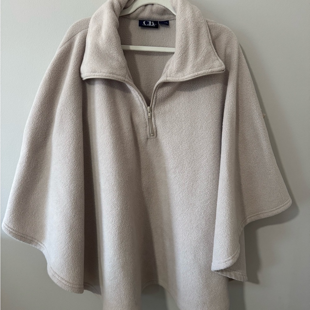 CB Casual Soft Cream Fleece Outerwear